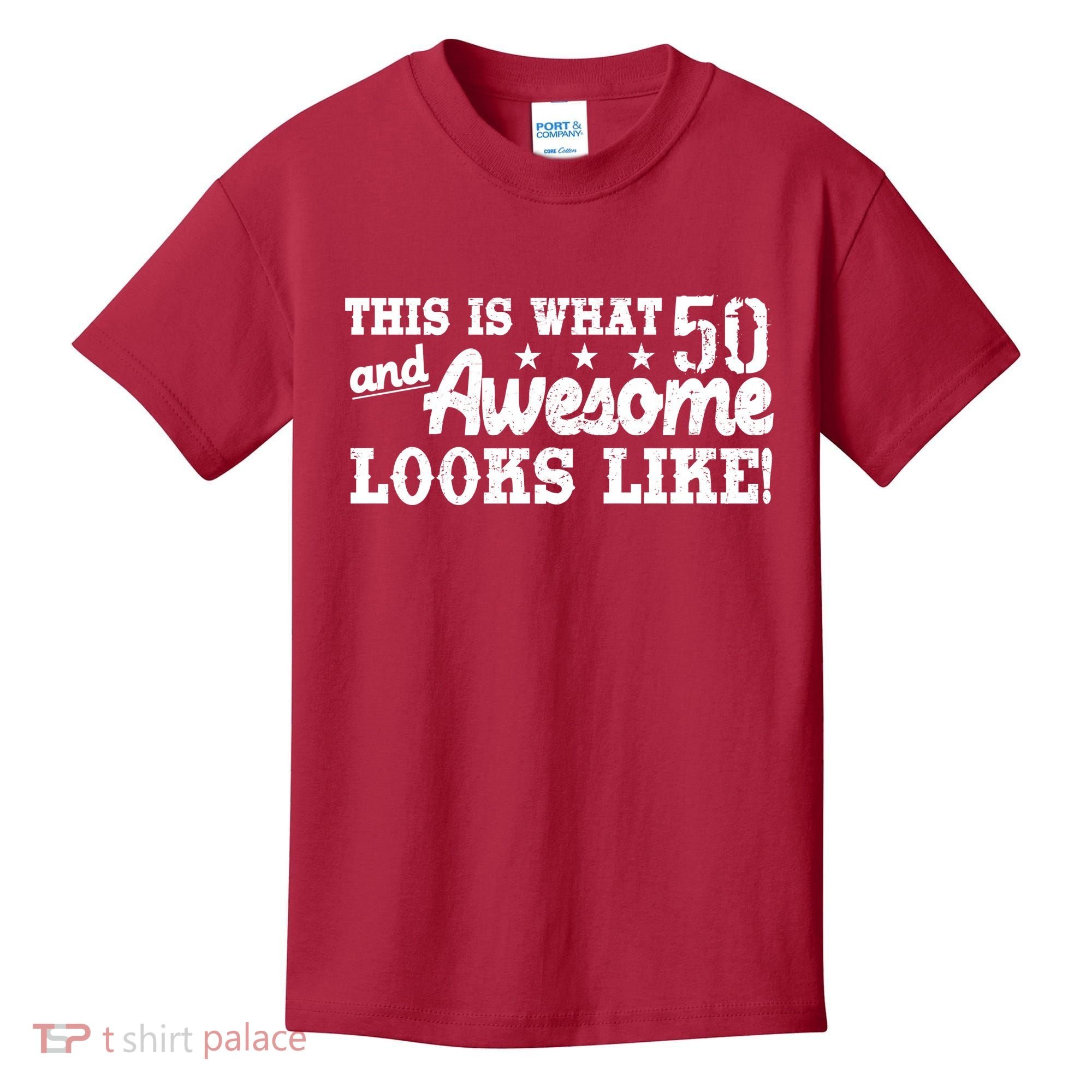 This Is What 50 And Awesome Looks Like  Kids T-Shirt