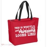 This Is What 50 And Awesome Looks Like  Tote Bag thumb 2