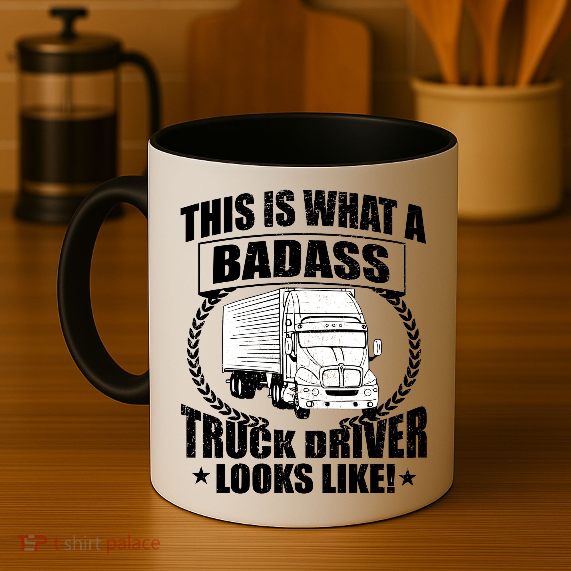 This Is What A Badass Truck Driver Looks Coffee Mug
