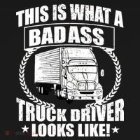This Is What A Badass Truck Driver Looks Ornament thumb 1