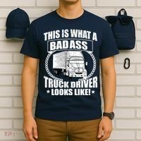 This Is What A Badass Truck Driver Looks T-Shirt thumb 6