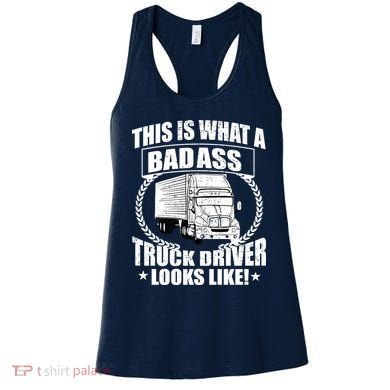 This Is What A Badass Truck Driver Looks Women's Tank Top