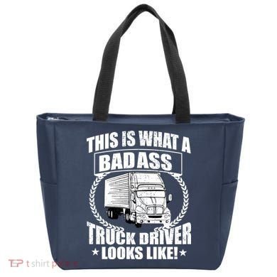 This Is What A Badass Truck Driver Looks Tote Bag