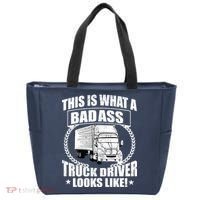 This Is What A Badass Truck Driver Looks Tote Bag thumb 0