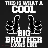 This Is What A Cool Big Bro Looks Like T-Shirt thumb 7