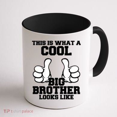 This Is What A Cool Big Bro Looks Like Coffee Mug back