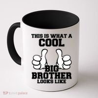This Is What A Cool Big Bro Looks Like Coffee Mug thumb 0