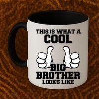This Is What A Cool Big Bro Looks Like Coffee Mug thumb 2