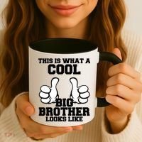 This Is What A Cool Big Bro Looks Like Coffee Mug thumb 3