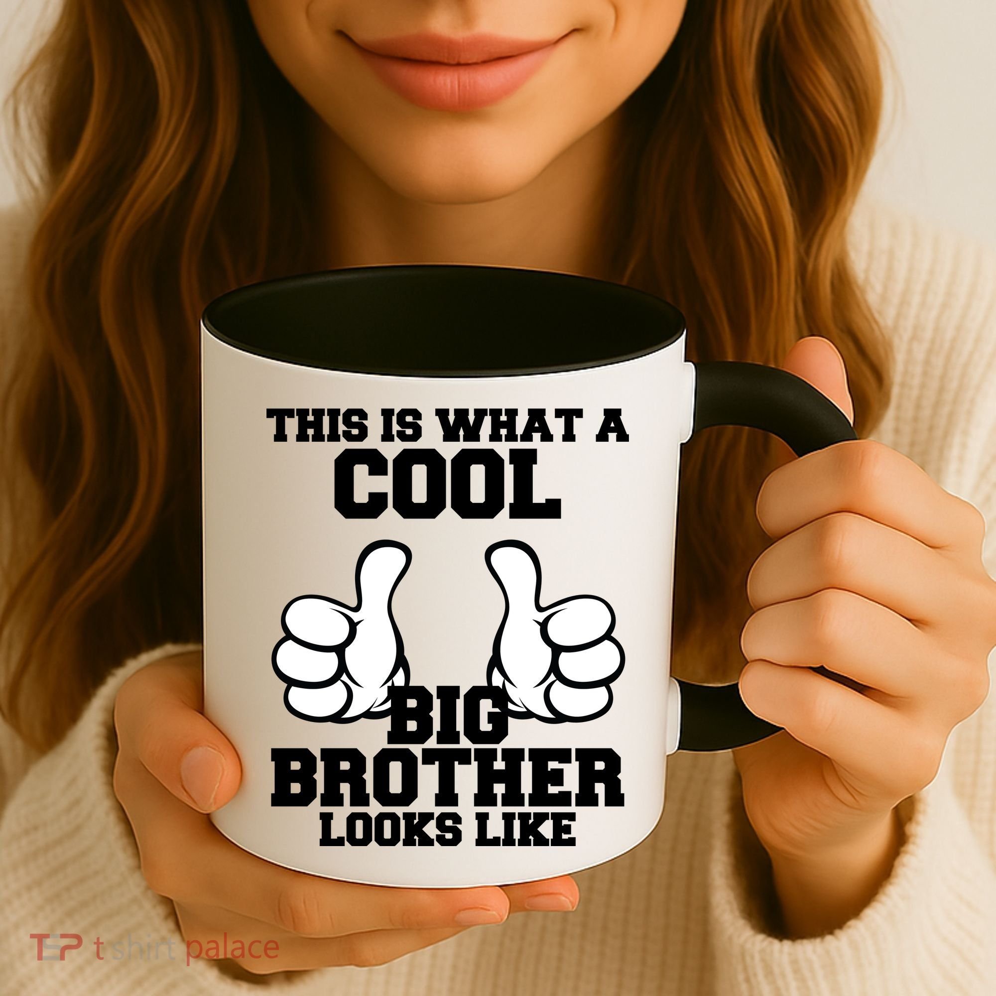 This Is What A Cool Big Bro Looks Like Coffee Mug