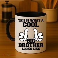 This Is What A Cool Big Bro Looks Like Coffee Mug thumb 4