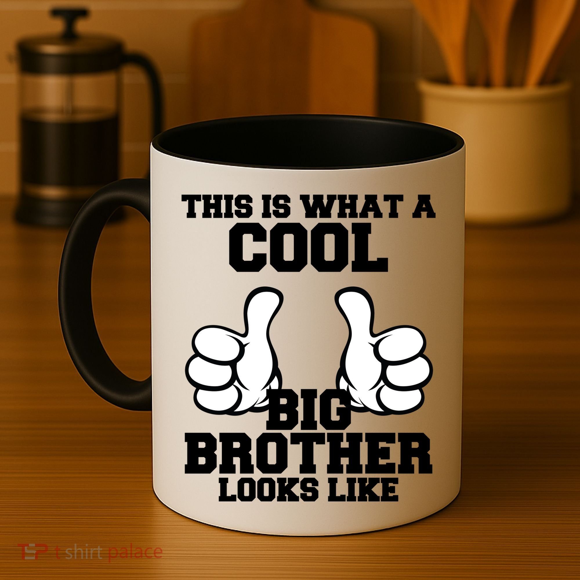 This Is What A Cool Big Bro Looks Like Coffee Mug
