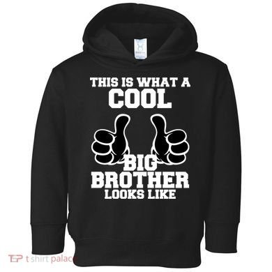 This Is What A Cool Big Bro Looks Like Toddler Hoodie
