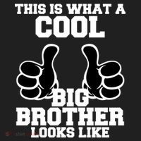 This Is What A Cool Big Bro Looks Like Golf Towel thumb 3
