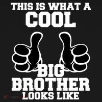 This Is What A Cool Big Bro Looks Like Toddler T-Shirt thumb 4