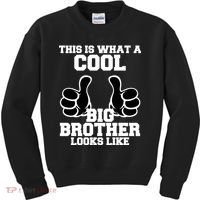 This Is What A Cool Big Bro Looks Like Kids Sweatshirt thumb 0