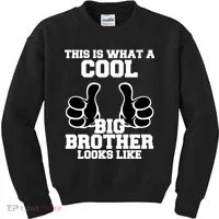 This Is What A Cool Big Bro Looks Like Kids Sweatshirt thumb 0