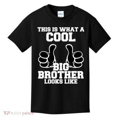 This Is What A Cool Big Bro Looks Like Kids T-Shirt