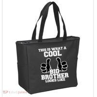 This Is What A Cool Big Bro Looks Like Tote Bag thumb 2