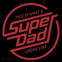 This Is What A Super Dad Looks Like Funny Button thumb 1