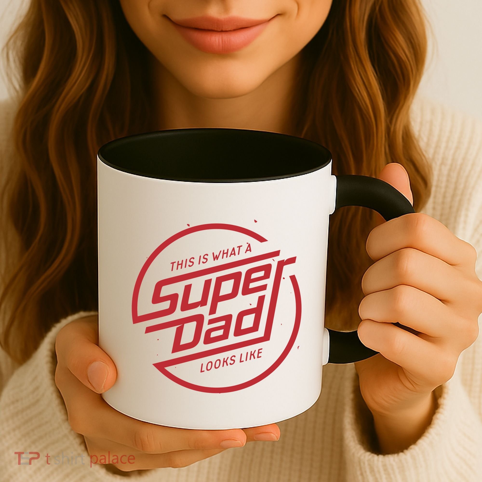 This Is What A Super Dad Looks Like Funny Coffee Mug