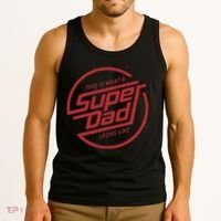 This Is What A Super Dad Looks Like Funny Tank Top thumb 3