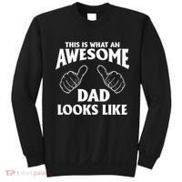 This is What an Awesome Dad Looks Like Sweatshirt thumb 0