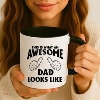 This is What an Awesome Dad Looks Like Coffee Mug thumb 3