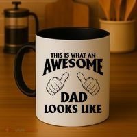 This is What an Awesome Dad Looks Like Coffee Mug thumb 4