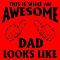 This is What an Awesome Dad Looks Like Santa Hat thumb 1