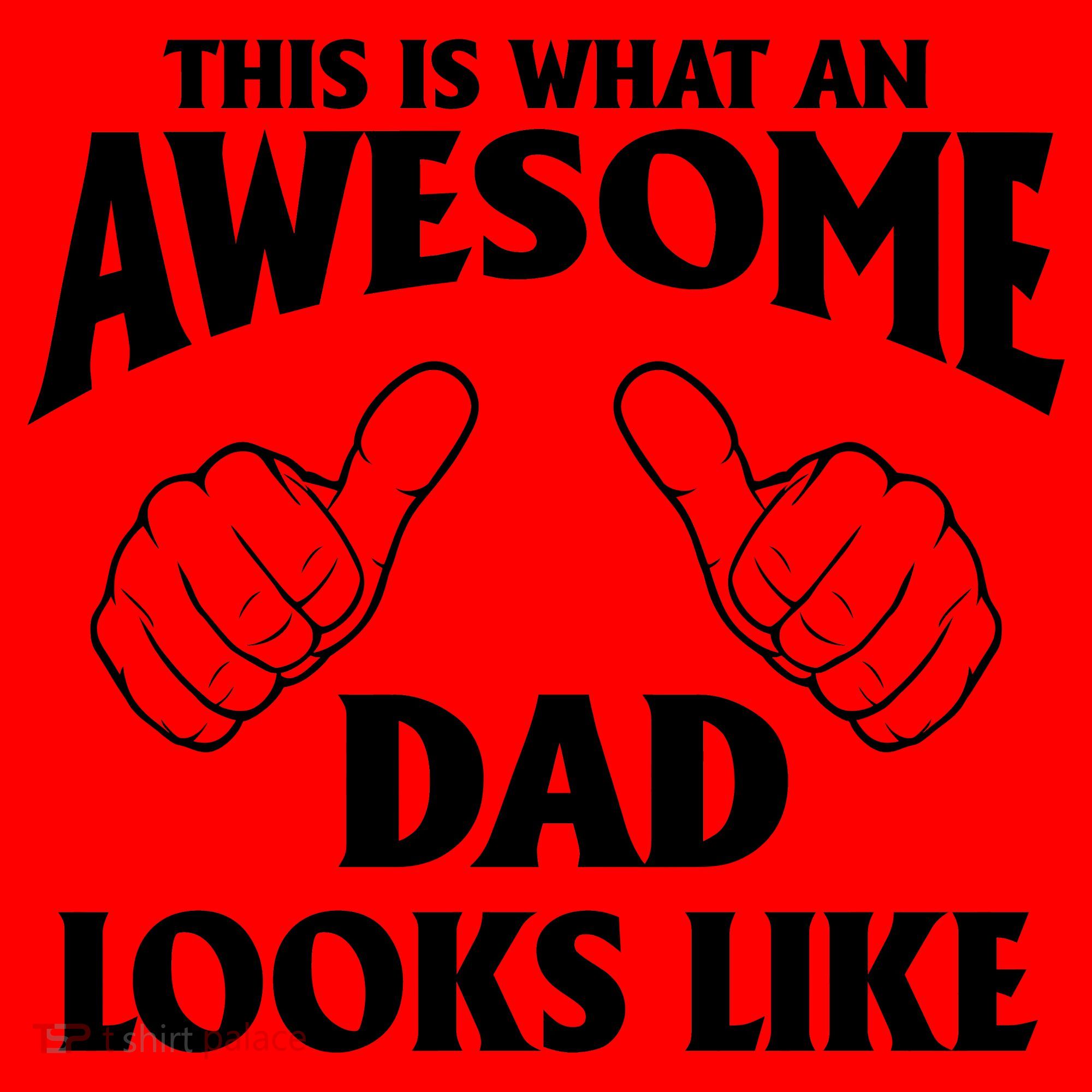 This is What an Awesome Dad Looks Like Santa Hat