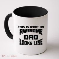 This Is What An Awesome Dad Looks Like Retro Coffee Mug thumb 0