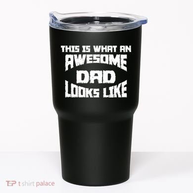 This Is What An Awesome Dad Looks Like Retro Tumbler