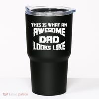 This Is What An Awesome Dad Looks Like Retro Tumbler thumb 0