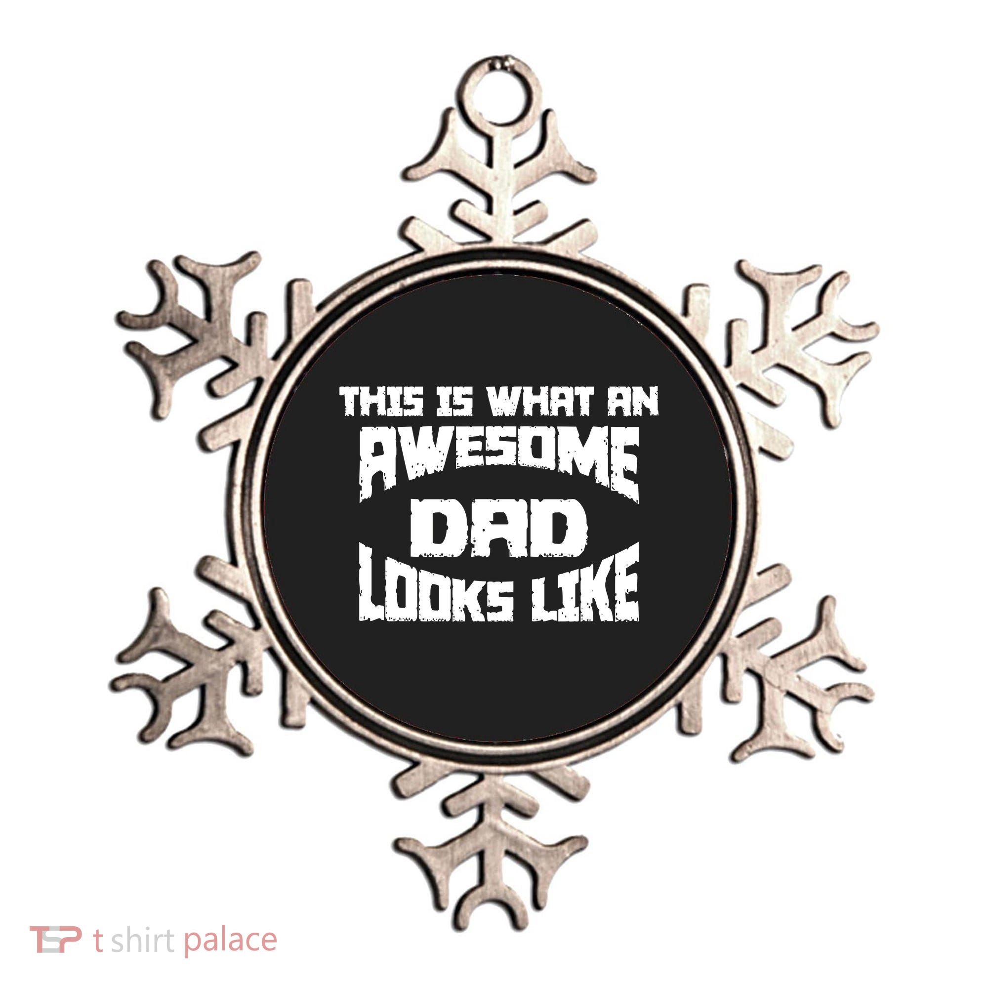 This Is What An Awesome Dad Looks Like Retro Ornament