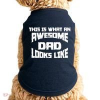 This Is What An Awesome Dad Looks Like Retro Doggie Tank thumb 0