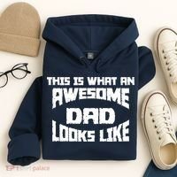 This Is What An Awesome Dad Looks Like Retro Hoodie thumb 4