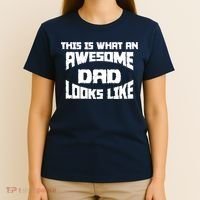 This Is What An Awesome Dad Looks Like Retro T-Shirt thumb 4