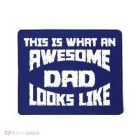 This Is What An Awesome Dad Looks Like Retro Mousepad thumb 0