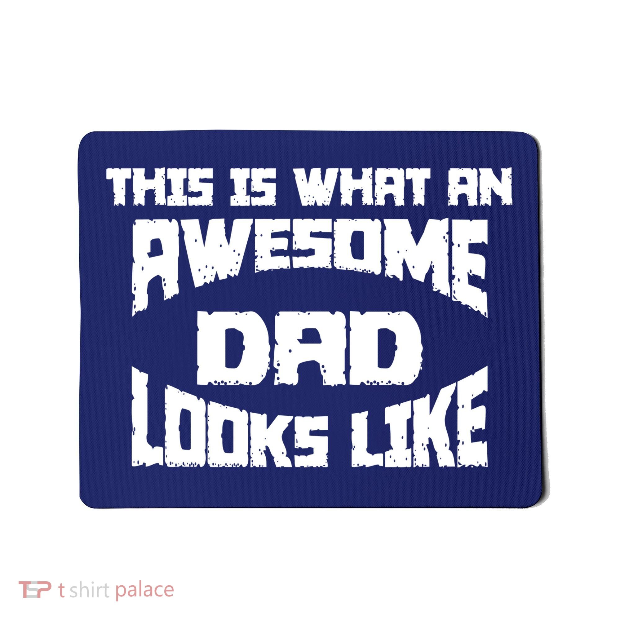 This Is What An Awesome Dad Looks Like Retro Mousepad