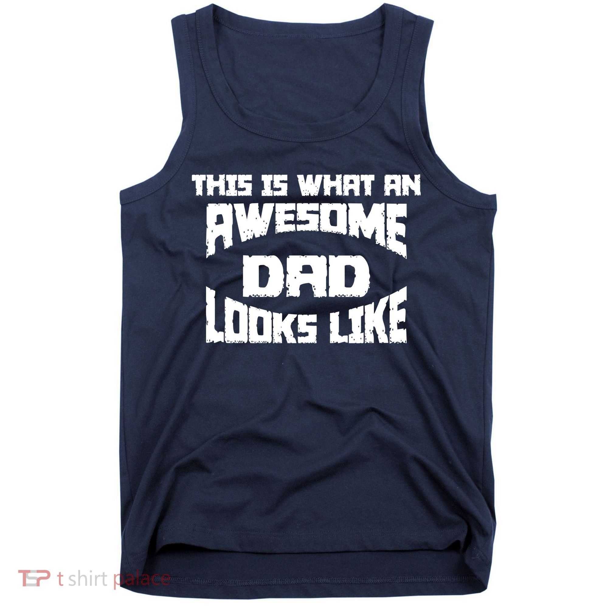 This Is What An Awesome Dad Looks Like Retro Tank Top