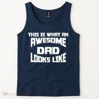 This Is What An Awesome Dad Looks Like Retro Tank Top thumb 2