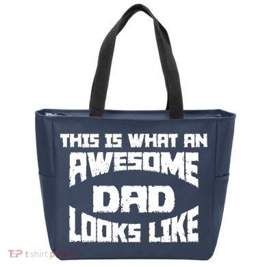 This Is What An Awesome Dad Looks Like Retro Bag