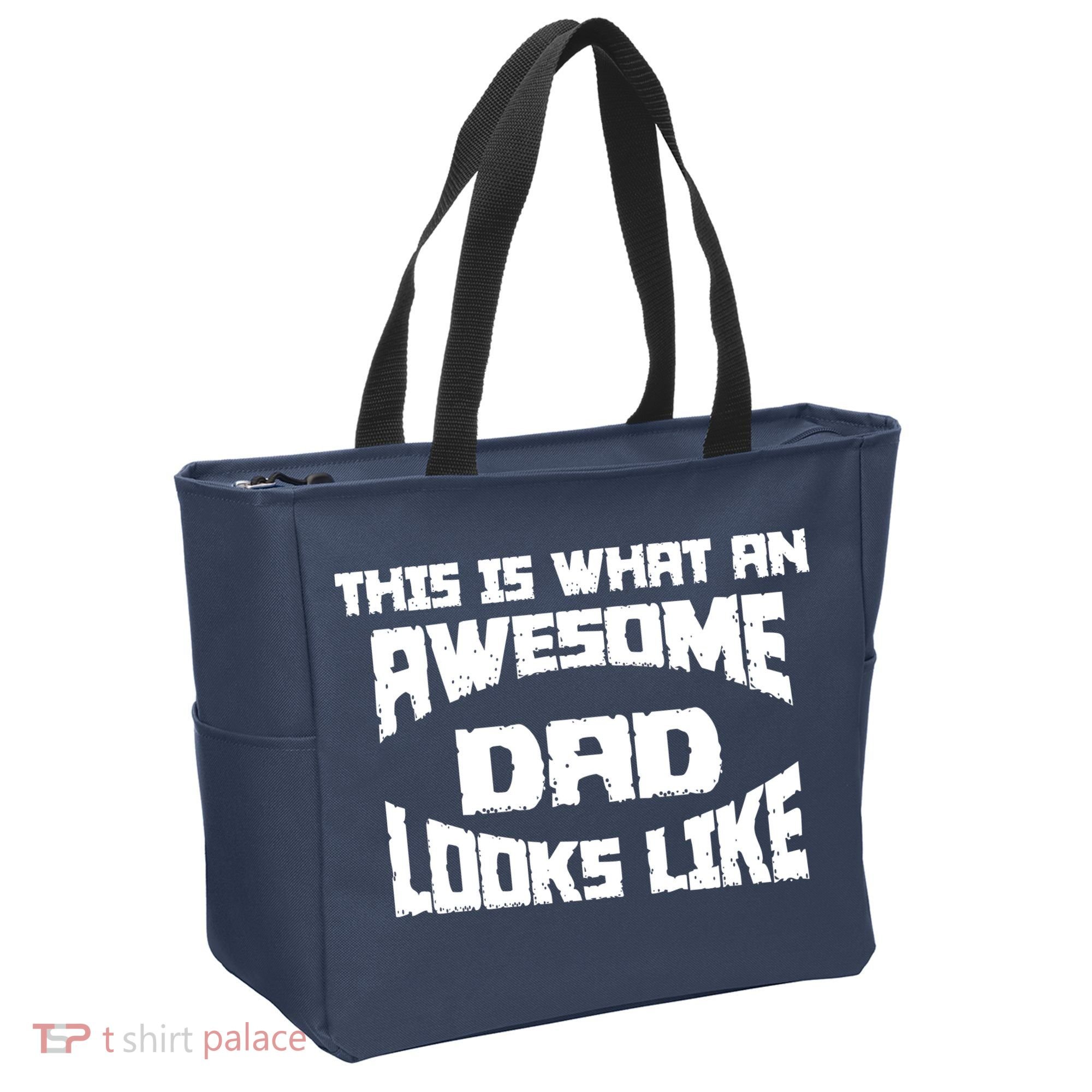 This Is What An Awesome Dad Looks Like Retro Tote Bag