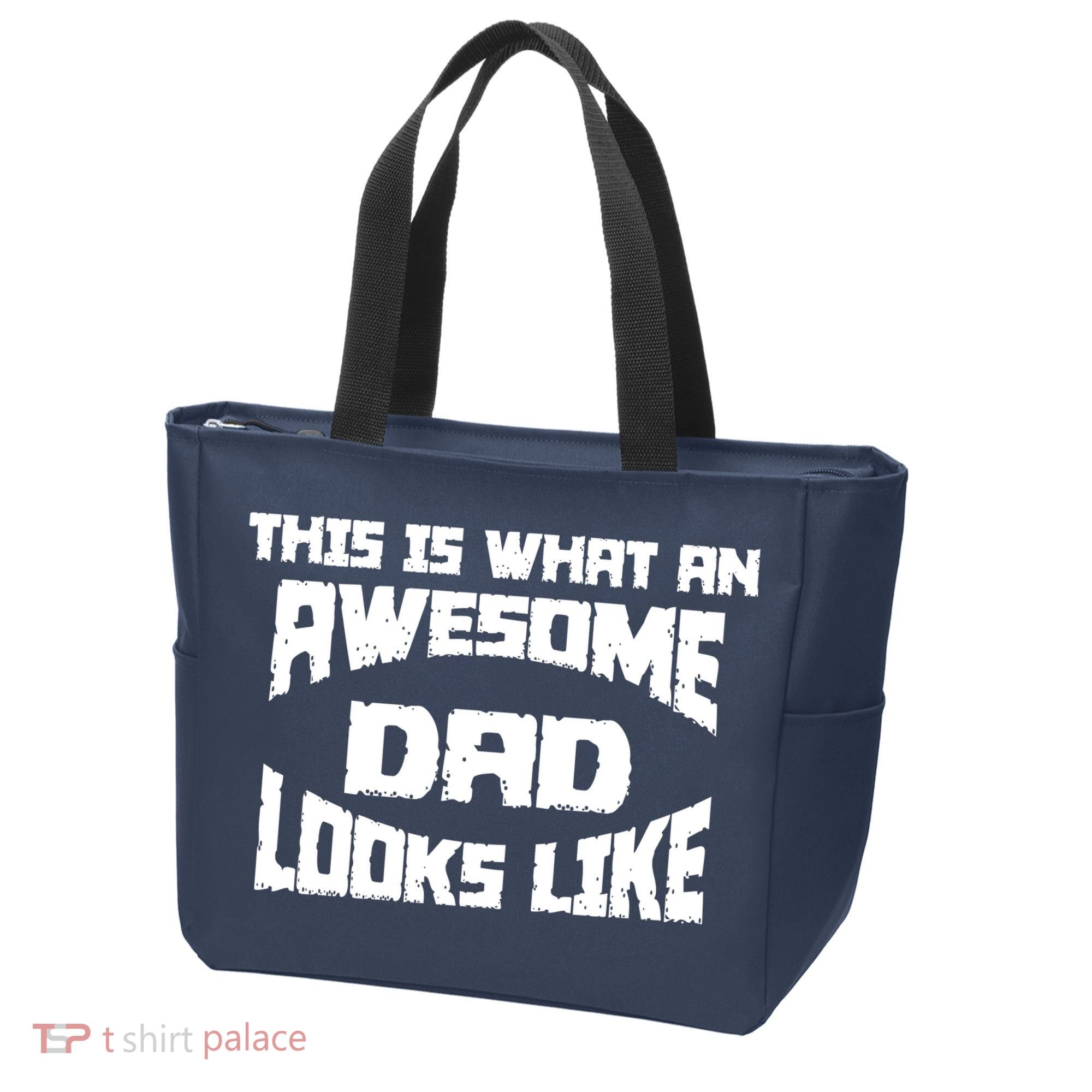 This Is What An Awesome Dad Looks Like Retro Tote Bag
