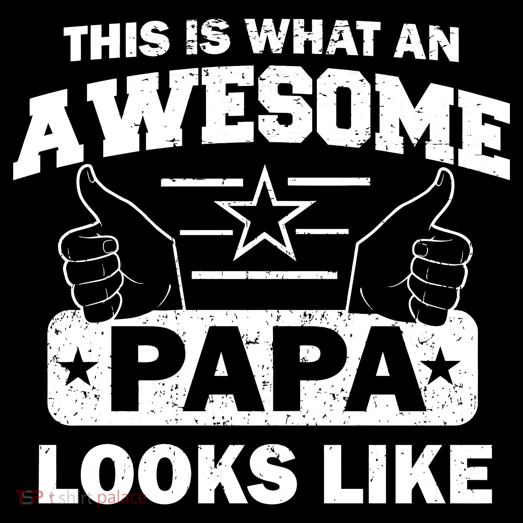 This Is What An Awesome Papa Looks Like Doggie Tank