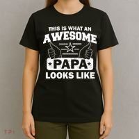 This Is What An Awesome Papa Looks Like T-Shirt thumb 4