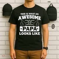 This Is What An Awesome Papa Looks Like T-Shirt thumb 6