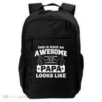 This Is What An Awesome Papa Looks Like Backpack thumb 0
