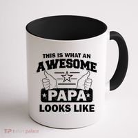 This Is What An Awesome Papa Looks Like Coffee Mug thumb 1